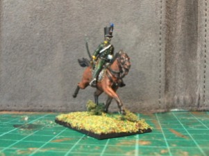 Figure #3 - Another figure with a horse from the Italeri French Hussars set.