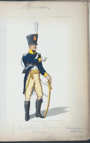 Småland Light Dragoon, c.1807.