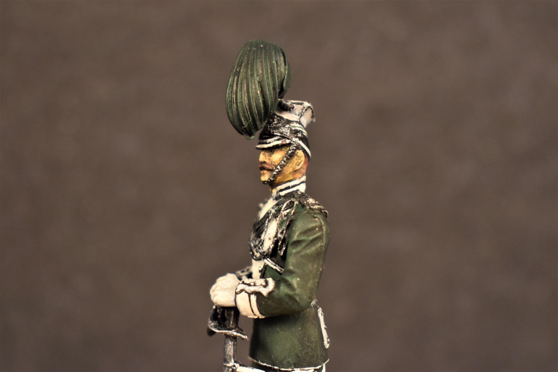 Painted Tin Toy Soldier Dutch Lancer #1 54mm 1/32 